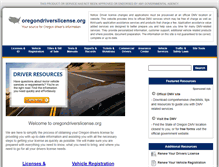 Tablet Screenshot of oregondriverslicense.org